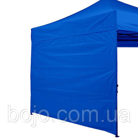 Бокова стінка на шатер/палатку 12 м, 3 стінки 2х6 м для розсувного намету 3х6, Синій, фото 2