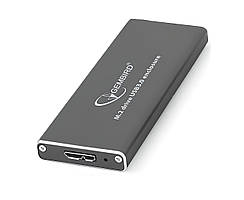 Зовнішня кишеня Gembird SSD M.2, USB 3.0, алюміній, Black (EE2280-U3C-01)