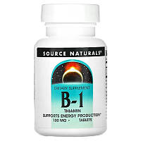 Витамины и минералы Source Naturals Vitamin B1 Thiamin 100 mg, 250 таблеток