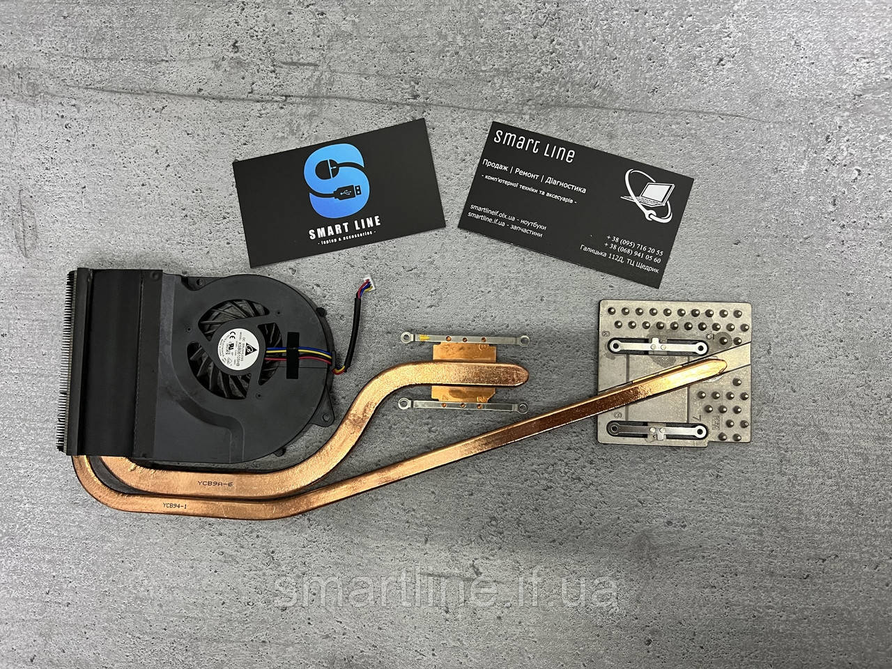 Система охолодження кулер термотрубка для ноутбука Asus A73S | K73S | X73S | K73E | 13N0-KPA01 01