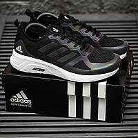 Мужские Кроссовки Adidas Cloudfoam Black White 41-42