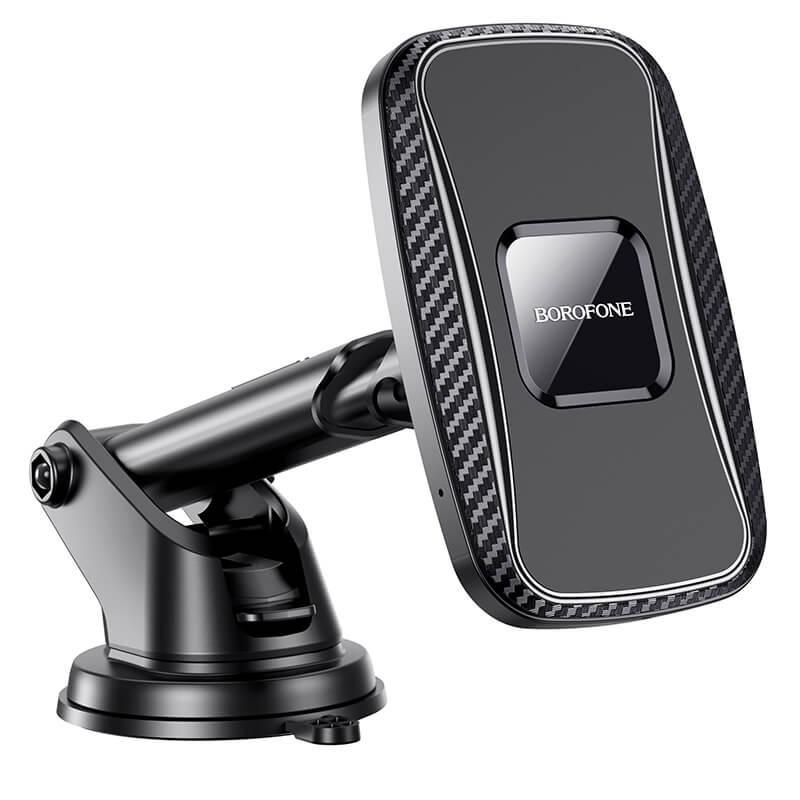 Тримач BOROFONE Magnetic wireless charging Car holder BH35 |5-15W Max, 2A| чорный