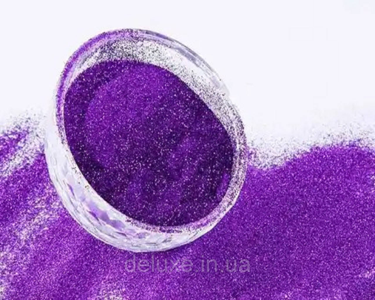 Гліттер класичний Hexagon Holographic Преміум, фіолетовий крапка, колір СА 3670, розмір 1/64( 0.4мм), 1кг
