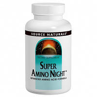 Витаминно-минеральный комплекс Source Naturals Усовершенствованная Амино Формула, Super Amino Night, 60 ка