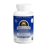 Аминокислота Source Naturals Мелатонин 1мг, Sleep Science, 200 таблеток (SN0720)