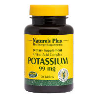 Минералы Natures Plus Калий, Potassium, Nature's Plus, 99 мг, 90 таблеток (NTP3370)