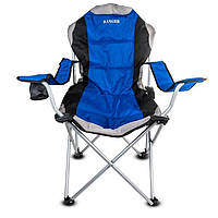 Крісло-шезлонг складане для пікніка та риболовлі Ranger FC 750-052 Blue (RA 2233)