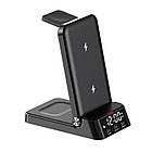 Зарядка Qi 4in1 Wireless Charger Apple Version A60 |5-15W|, фото 4