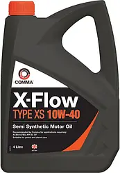 Олива моторна COMMA  X-FLOW TYPE XS 10W-40 ACEA A3/B3; API SL CF 4л.