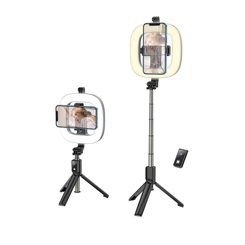 Тримач з кільцевим освітленням HOCO Showfull fill light live broadcast holder Lv03 Plus |BT4.1, 0.95m, LED