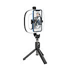 Тримач з кільцевим освітленням HOCO Showfull fill light live broadcast holder Lv03 Plus |BT4.1, 0.95m, LED, фото 9