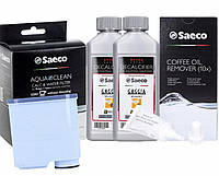 Набор для кофемашины Saeco (Жидкость CA6700/00 / таблетки CA6704/99+фильтр Saeco AquaClean CA6903\00)