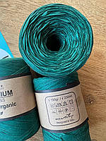 Premium yarns Raffia organic 006 темно-зелена рафія