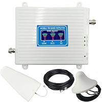 Репітер  підсилювач мобільного зв'язку та інтернету 900/1800/2100 МГц