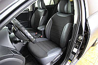 Авточехлы Toyota Corolla 2006-2012 (Экокожа + Автоткань) Чехлы в салон Полный комплект