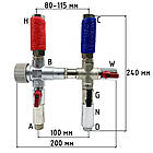 Змішувач-термостат бойлера, водонагрівача 9T FILTER Boiler Series з магнітним фільтром  1/2" KVANT, фото 8