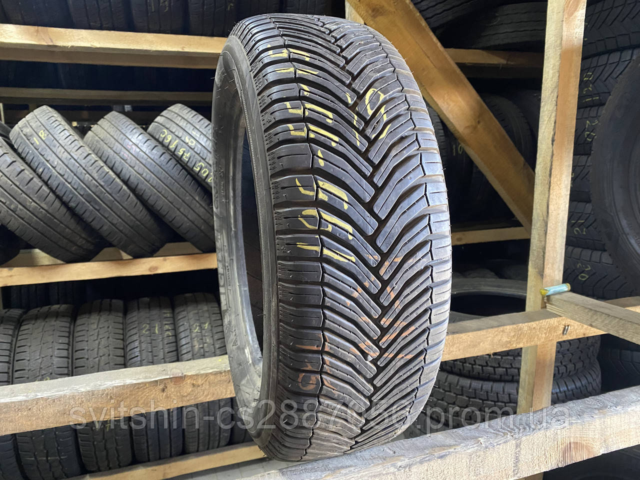 Розпаровка 195/55R15 Michelin Cross Climate 19рік 6+мм, фото 1