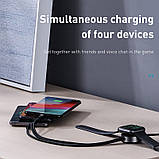 Кабель BASEUS Combo Micro USB Lightning Type-C Apple Watch Star Ring Series 3.5А 1.2м, фото 8
