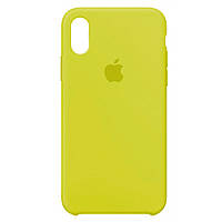 Чехол (накладка) Apple iPhone X / iPhone XS, Original Soft Case, New Yellow, Желтый