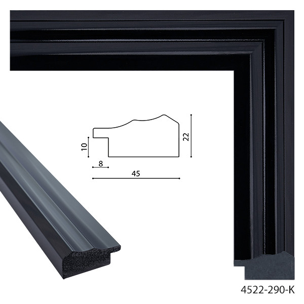 чорна багетна рама чорна багетна рама