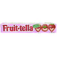 Цукерки жувальні полуниця Фрутелла Fruit-tella strawberry 41g 40шт/ящ (Код: 00-00014523)