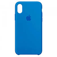Чехол (накладка) Apple iPhone X / iPhone XS, Original Soft Case, New Lake Blue, Синий