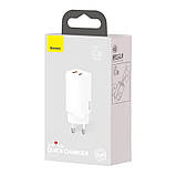 Адаптер мережевий BASEUS GaN2 Lite Quick Charger |1USB/1Type-C, 65W/3A, PD/QC| (CCGAN2L-B02), фото 3