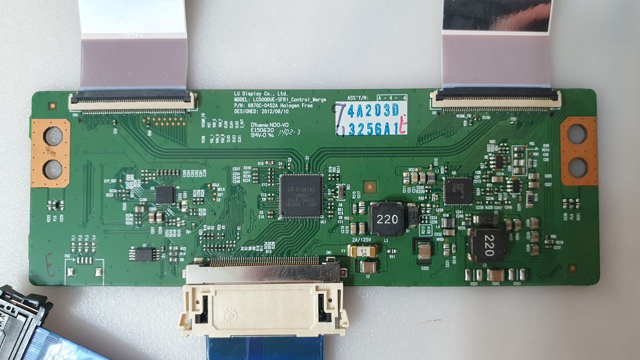 Плата TCON LC500DUE-SFR1 6870C-0452A + LVDS шлейф EAD62370716 (ID ...