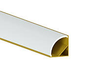 Алюмінієвий профіль для світлодіодної стрічки АЛ-06 1 метр золотий кутовий LEDUA