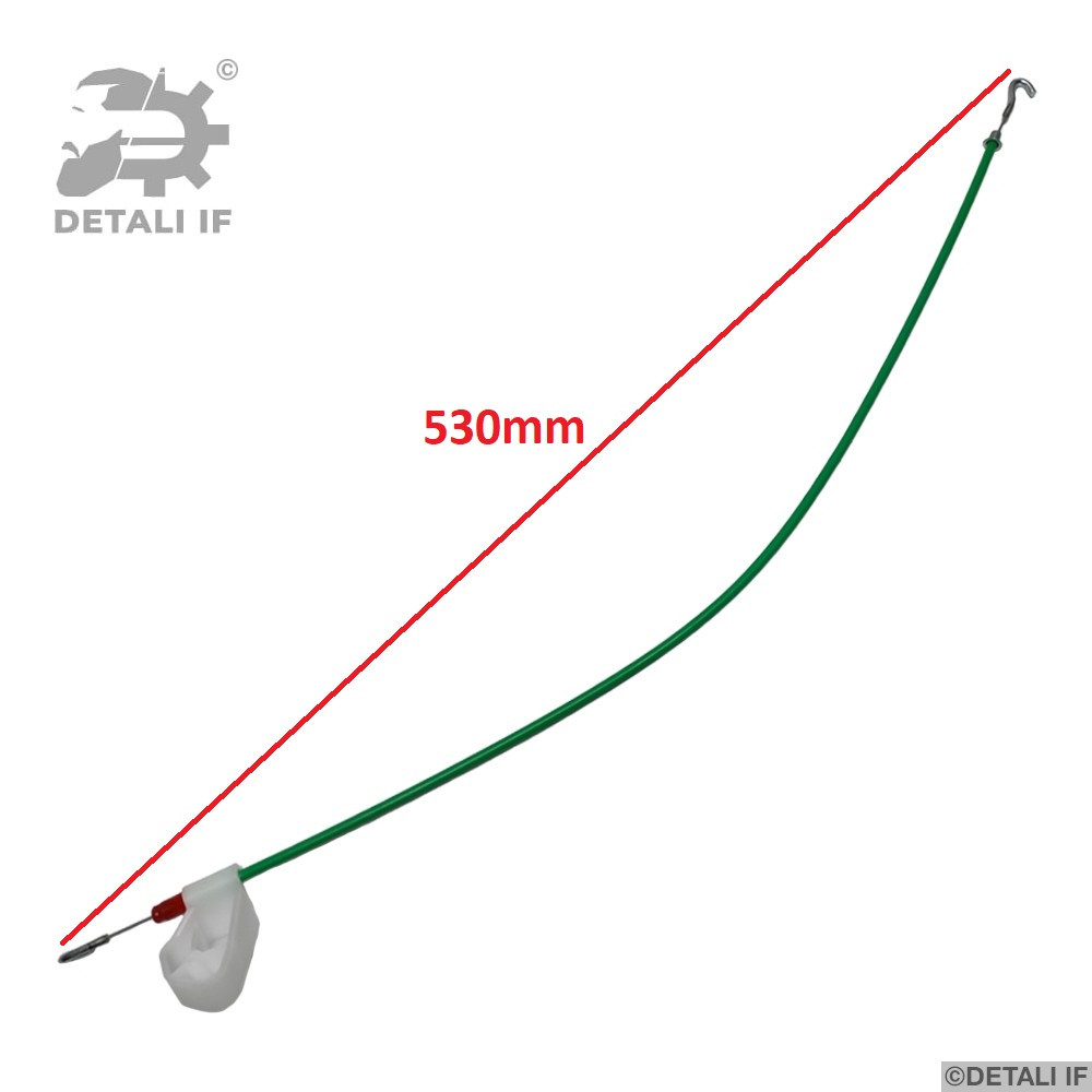 Трос дверної ручки замка правий Audi 80 893837082B, фото 1