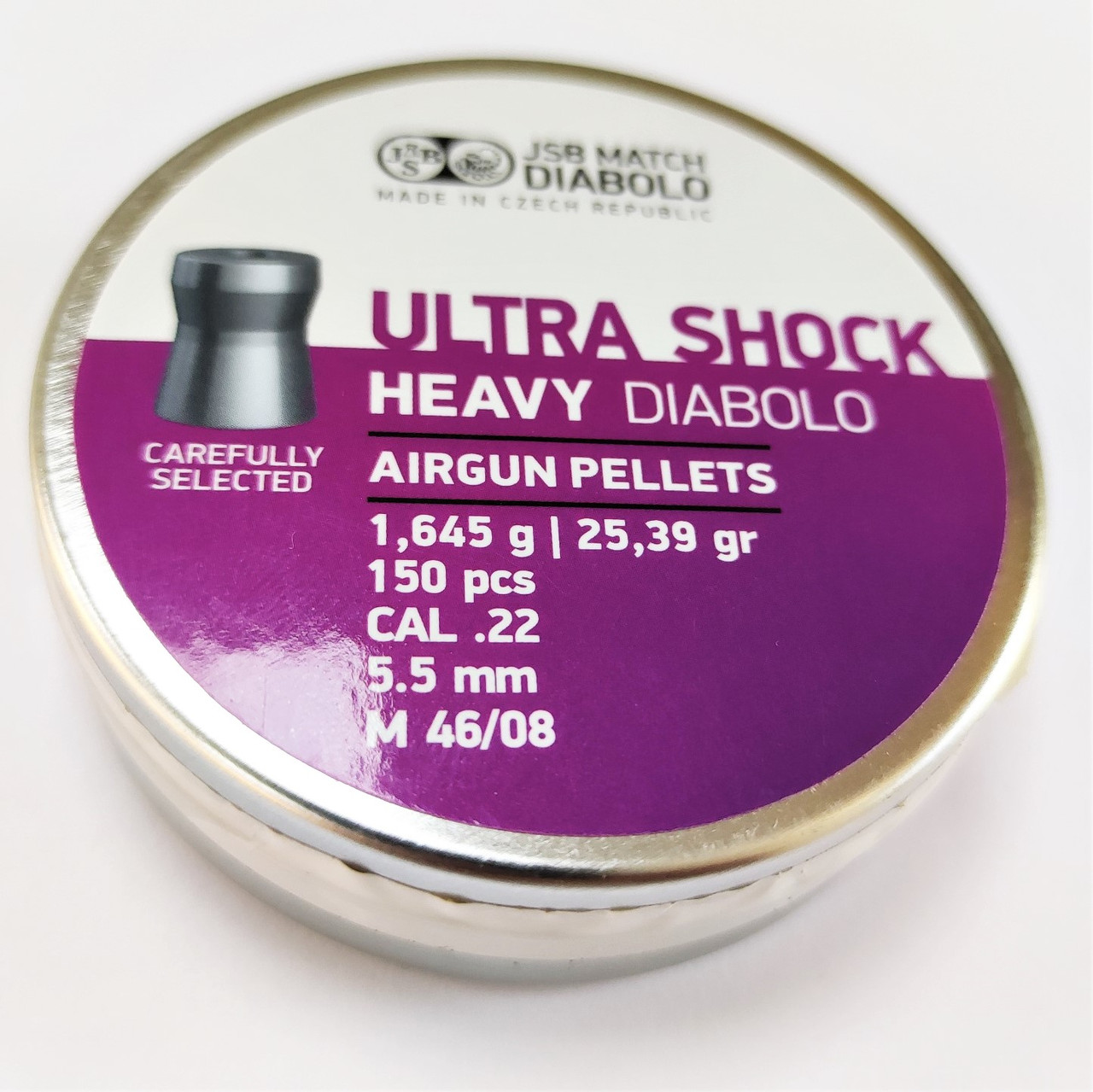 Кулі пневматичні JSB Heavy Ultra Shock 5.5 мм , 1.645 г, 150 шт/уп