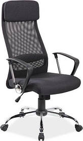 Офісне крісло для персоналу Signal Q-345 Black (OBRQ345C)