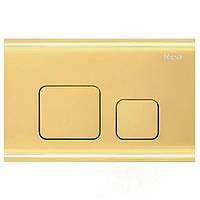 Кнопка слива для инсталляции REA E9853 F двойная глянцевая золотая 171611 reay-00000000091