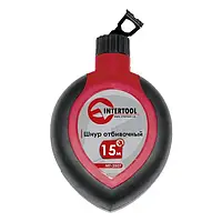 Шнур отбивочный 15 м INTERTOOL MT-2507