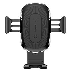 Тримач для телефона в автомобіль BASEUS Gravity with wireless charger |10w, QC|
