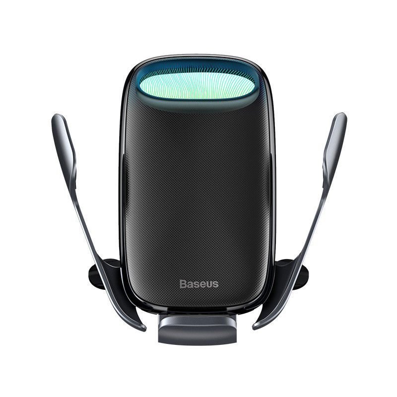 Тримач для телефона в автомобіль BASEUS Milky Way Electric Bracket Wireless Charger (15W) (WXHW02-01), фото 1