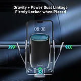Тримач для телефона в автомобіль BASEUS Milky Way Electric Bracket Wireless Charger (15W) (WXHW02-01), фото 7