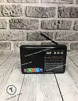 Карманный аккумуляторный радиоприемник с фонариком Golon RX 1313 черный