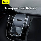 Тримач BASEUS Easy Control Clamp Car Mount Holder (Air Outlet Version) (SUYK000101) |4.7-6.7"|, фото 4