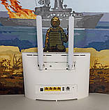 4G-роутер Huawei B525 з двома антенами 8dBi (Cat.6, 2.5/5GHz, 64 User, LAN, USB), фото 2