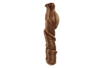 Волосы локони-трес, світлий каштан (№T1429), 15см*100см
