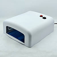 УФ лампа для сушіння гелів і Shellac 818, 36 Вт, 4 лампи, таймер