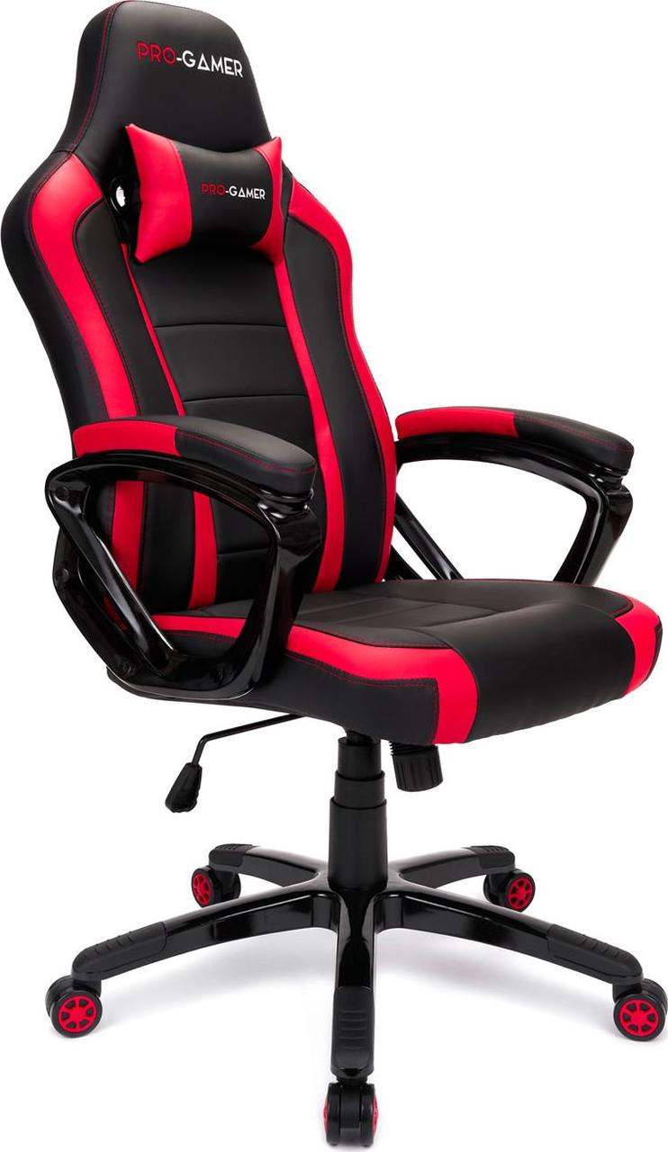 Комп'ютерне крісло для геймера Pro-Gamer Atilla Black/Red