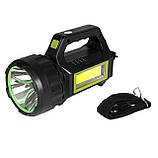 Ліхтар переносний Т95 LED+COB із сонячною панеллю та функцією PowerBank (3_03150), фото 4