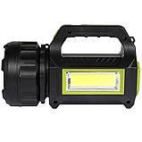 Ліхтар переносний Т95 LED+COB із сонячною панеллю та функцією PowerBank (3_03150), фото 2