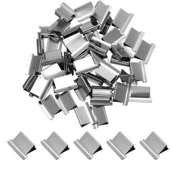 Набір кліпс до степлеру срібні, фото 1