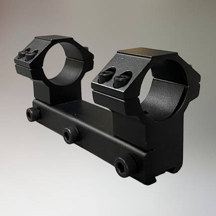 Кріплення для прицілу: моноблок Leapers UTG Accushot, d – 25.4mm, High (BH 21 мм), "Ластівчин хвіст", цільне (RGPM2PA-25H4), фото 1