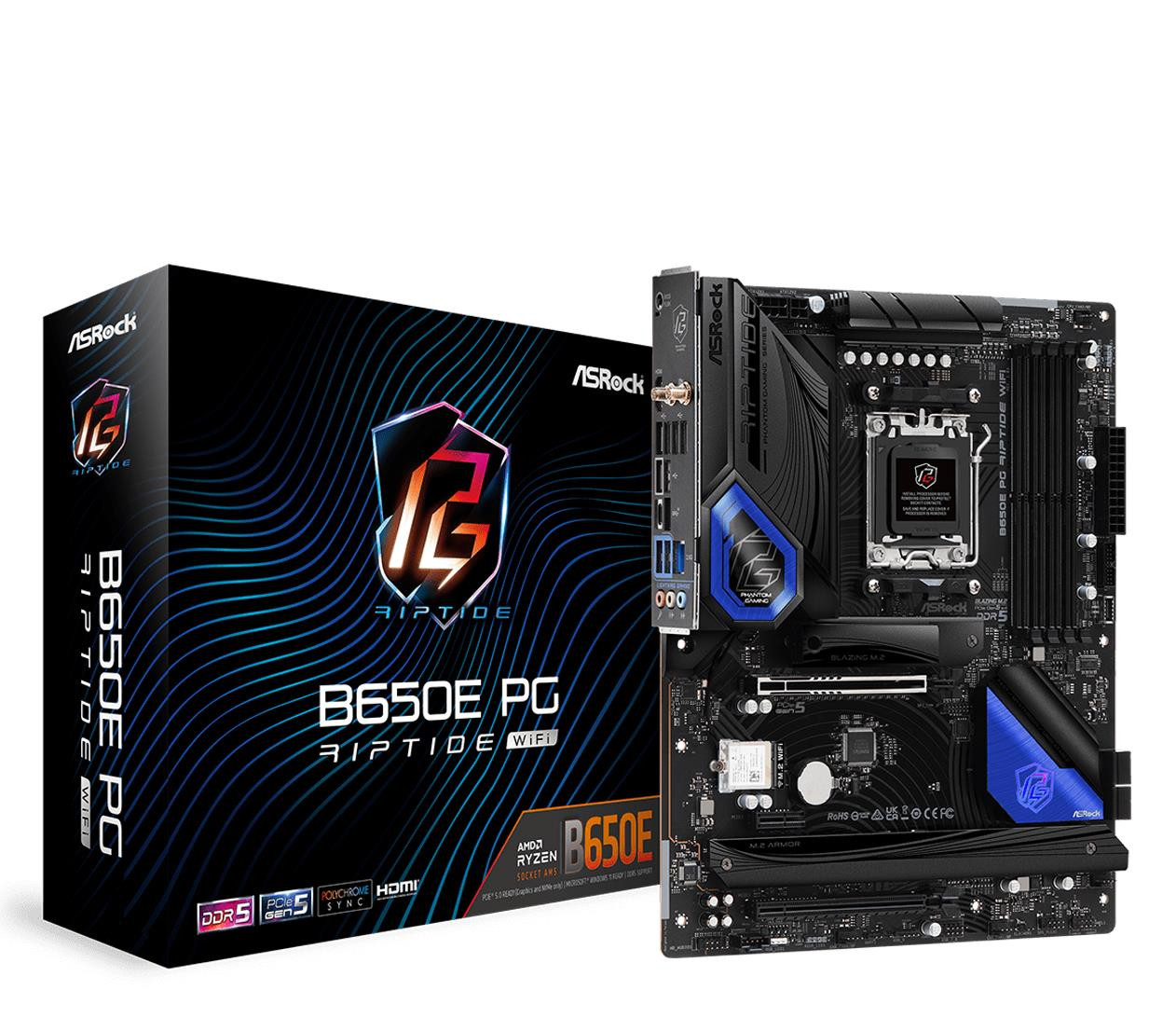 Материнська плата ASRock B650E PG Riptide WiFi, фото 1