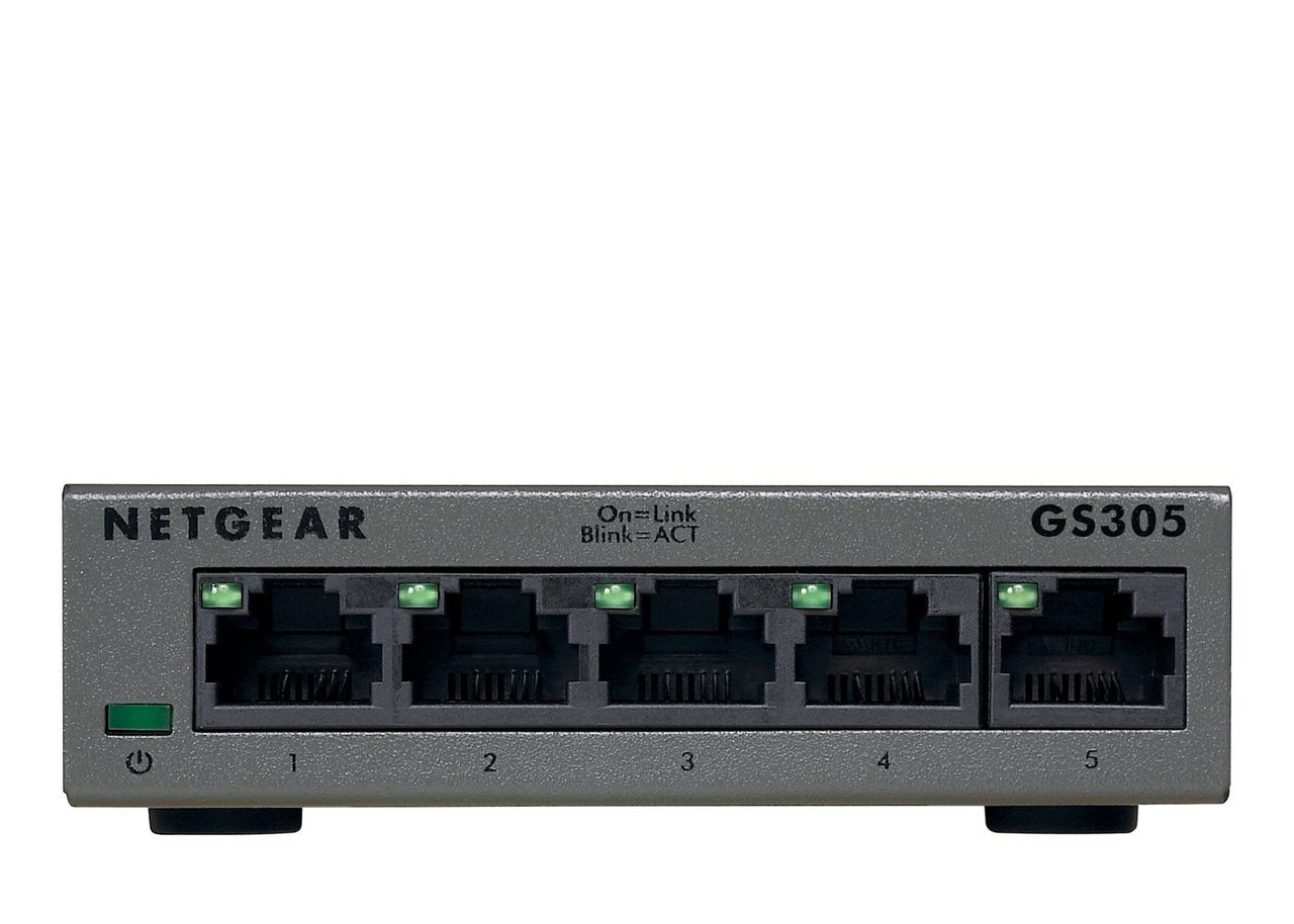 Комутатор некерований Netgear GS305 (GS305-300PES), фото 1