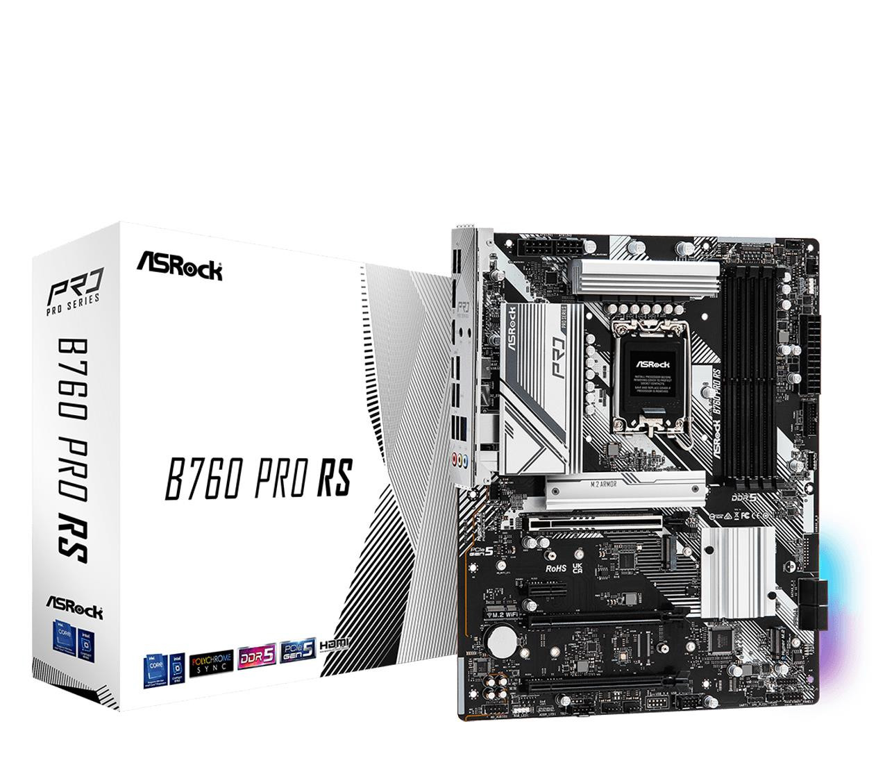Материнська плата ASrock B760 Pro RS, фото 1